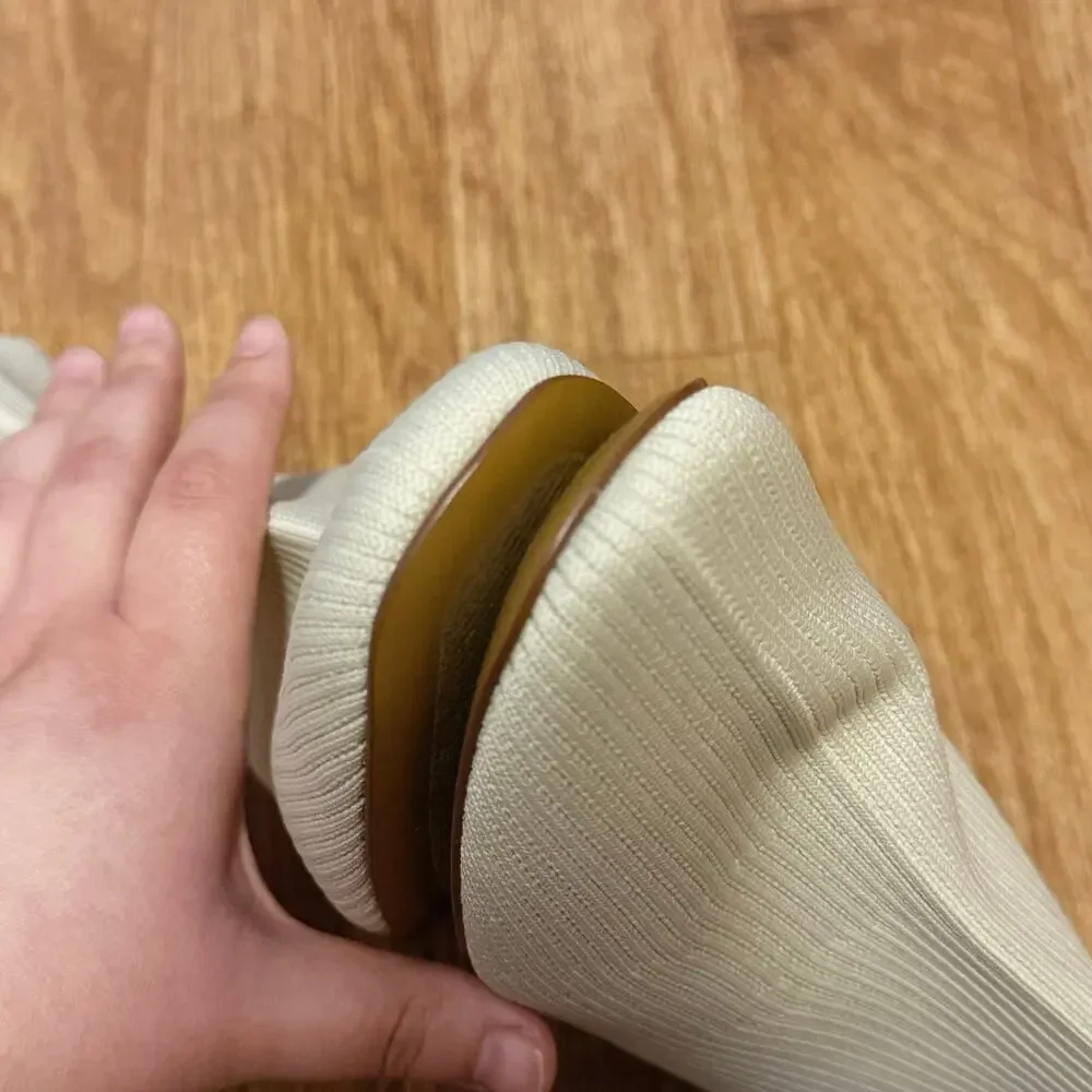 Everlane The Glove Boot in Bone Size 9